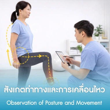  สังเกตท่าทางและการเคลื่อนไหว