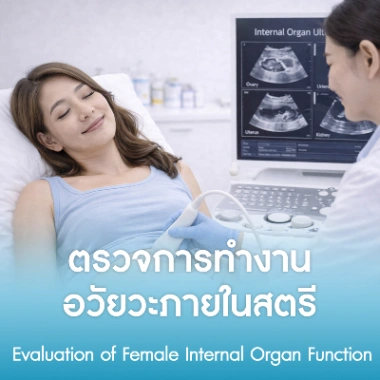 ตรวจการทำงานอวัยวะภายในสตรี