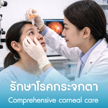 รักษาโรคกระจกตา